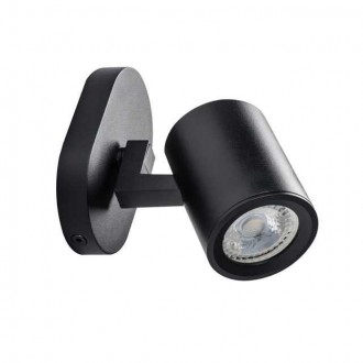 KANLUX 29121 | Laurin Kanlux zidna, stropne svjetiljke svjetiljka elementi koji se mogu okretati 1x GU10 crno