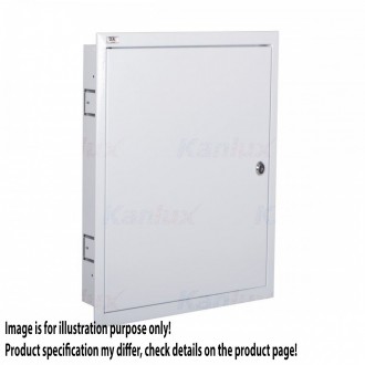KANLUX 29321 | Kanlux ugradna razdjelna kutija DIN35, 54P pravotkutnik IP30 bijelo