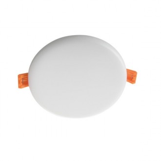 KANLUX 29585 | Arel Kanlux ugradbene svjetiljke ultra SLIM LED panel okrugli Ø126mm 1x LED 890lm 3000K IP65/20 bijelo