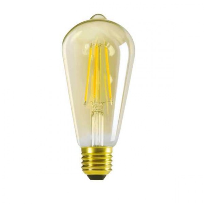 KANLUX 29637 | E27 7W -> 55W Kanlux Edison ST64 LED izvori svjetlosti filament 725lm 2500K 320° CRI>80