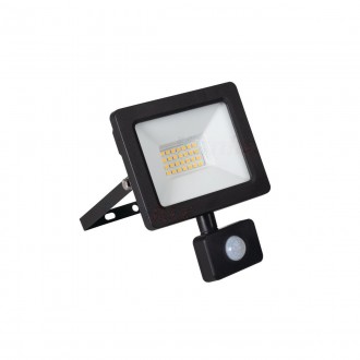 KANLUX 31187 | Grun Kanlux reflektor svjetiljka pravotkutnik sa senzorom elementi koji se mogu okretati 1x LED 1570lm 4000K IP44 crno