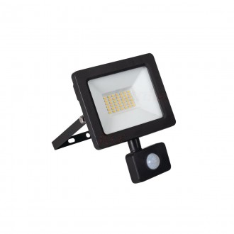 KANLUX 31188 | Grun Kanlux reflektor svjetiljka pravotkutnik sa senzorom elementi koji se mogu okretati 1x LED 2340lm 4000K IP44 crno