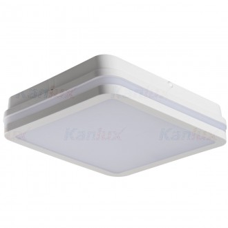 KANLUX 33342 | Beno Kanlux zidna, stropne svjetiljke svjetiljka četvrtast 1x LED 2060lm 4000K IP54 bijelo