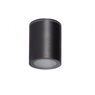 KANLUX 33361 | Aqilo Kanlux stropne svjetiljke svjetiljka cilindar 1x GU10 IP65 crno