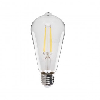 KANLUX 33513 | E27 7W -> 55W Kanlux Edison ST64 LED izvori svjetlosti filament 725lm 4000K 320° CRI>80