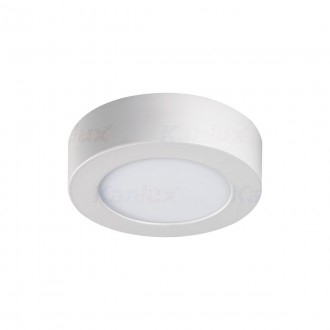 KANLUX 33530 | Carsa Kanlux zidna, stropne svjetiljke LED panel okrugli 1x LED 330lm 4000K bijelo