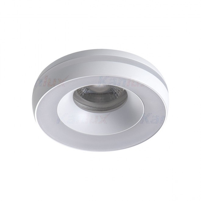 KANLUX 35281 | Eliceo Kanlux ugradbena svjetiljka okrugli bez grla Ø96mm 1x MR16 / GU5.3 / GU10 bijelo