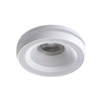 KANLUX 35285 | Eliceo Kanlux ugradbena svjetiljka okrugli bez grla Ø96mm 1x MR16 / GU5.3 / GU10 bijelo