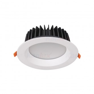 KANLUX 35670 | Tiberi-Pro Kanlux ugradbene svjetiljke - snažnozračne svjetiljke svjetiljka - true colors okrugli Ø140mm 1x LED 2100lm 4000K IP44/20 bijelo