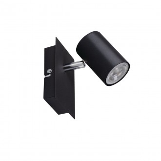 KANLUX 35691 | Evalo Kanlux zidna, stropne svjetiljke svjetiljka pravotkutnik elementi koji se mogu okretati 1x GU10 crno