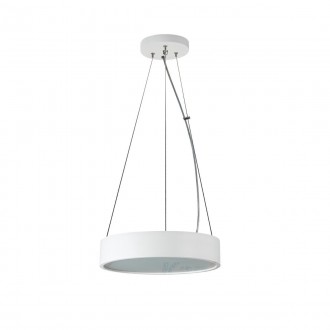 KANLUX 36502 | Jasmin-K Kanlux visilice svjetiljka okrugli 1x E27 bijelo mat, bijelo