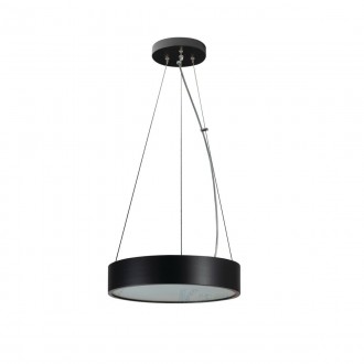 KANLUX 36505 | Jasmin-K Kanlux visilice svjetiljka okrugli 1x E27 crno, bijelo