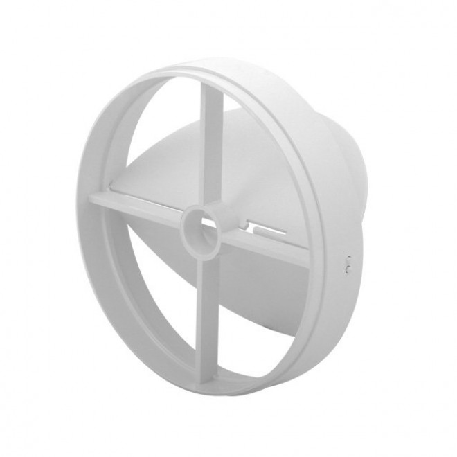 KANLUX 70962 | Kanlux leptirasti ventil Ø120 za kanalni ventilator okrugli UV bijelo