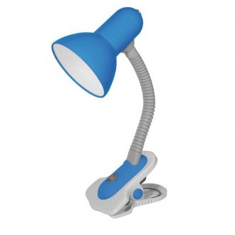 KANLUX 7152 | Suzi Kanlux svjetiljke sa štipaljkama svjetiljka s prekidačem fleksibilna 1x E27 plavo