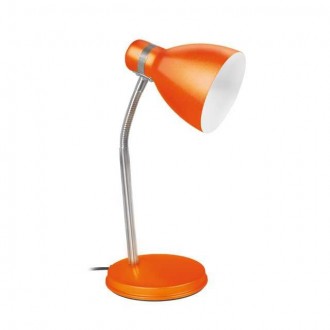 KANLUX 7563 | Zara2 Kanlux stolna svjetiljka s prekidačem fleksibilna 1x E14 narančasto