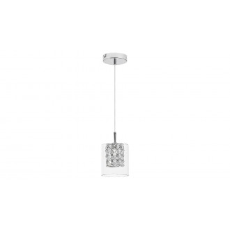 LAMPADORO 81016 | Diamante_LD Lampadoro visilice svjetiljka 1x G9 krom, prozirno, kristal