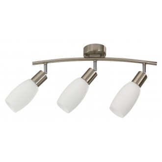 LAMPEX 289/3 | Almeda Lampex spot svjetiljka elementi koji se mogu okretati 3x E14 bronca, opal