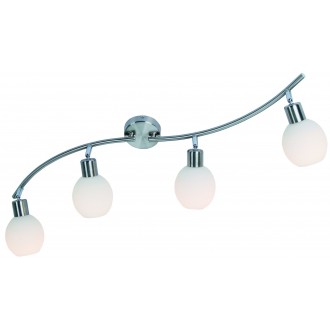 LAMPEX 503/4 | Napoli-LA Lampex spot svjetiljka elementi koji se mogu okretati 4x E14 krom, opal