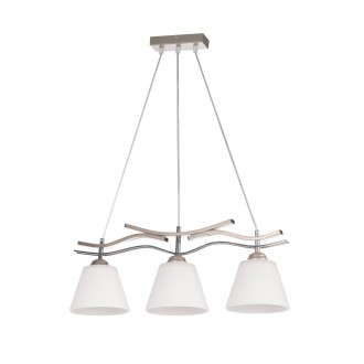 LAMPEX 554/3 | Eris-LA Lampex visilice svjetiljka 3x E27 krom, bijelo