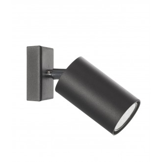 LAMPEX 558/K CZA | Rolos Lampex zidna svjetiljka elementi koji se mogu okretati 1x GU10 crno