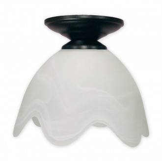 LEMIR 001/W1 K_4 | Fuksia Lemir stropne svjetiljke svjetiljka 1x E27 crno, alabaster