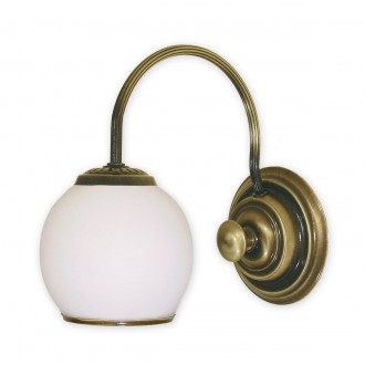 LEMIR 280/K1 | Rodos Lemir zidna svjetiljka 1x E27 bronca, bijelo