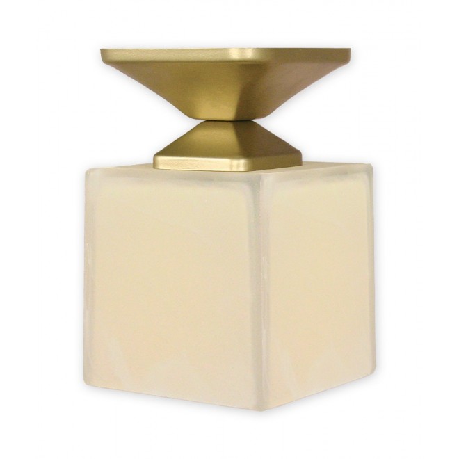 LEMIR O1061/W1 ZL | KostkaZL Lemir stropne svjetiljke svjetiljka 1x E27 zlatno, krem