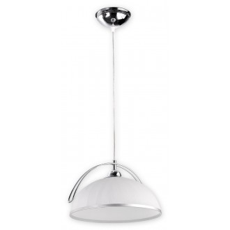 LEMIR O1487 CH | FlexL Lemir visilice svjetiljka 1x E27 krom, bijelo