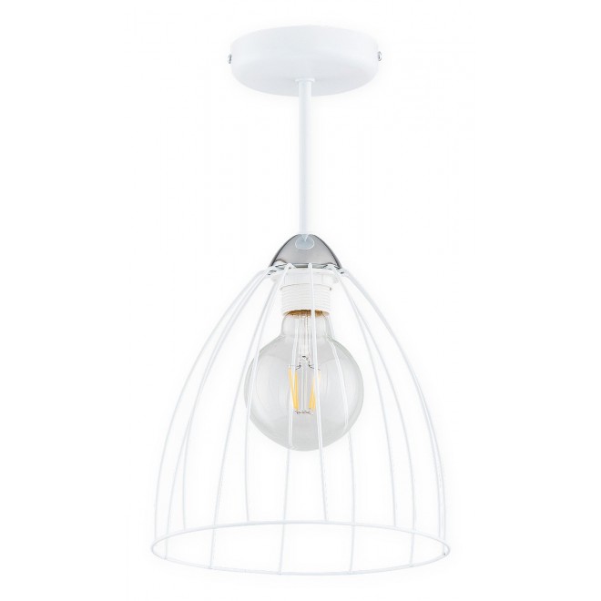 LEMIR O2701 W1 BIA | Senso Lemir stropne svjetiljke svjetiljka 1x E27 bijelo mat