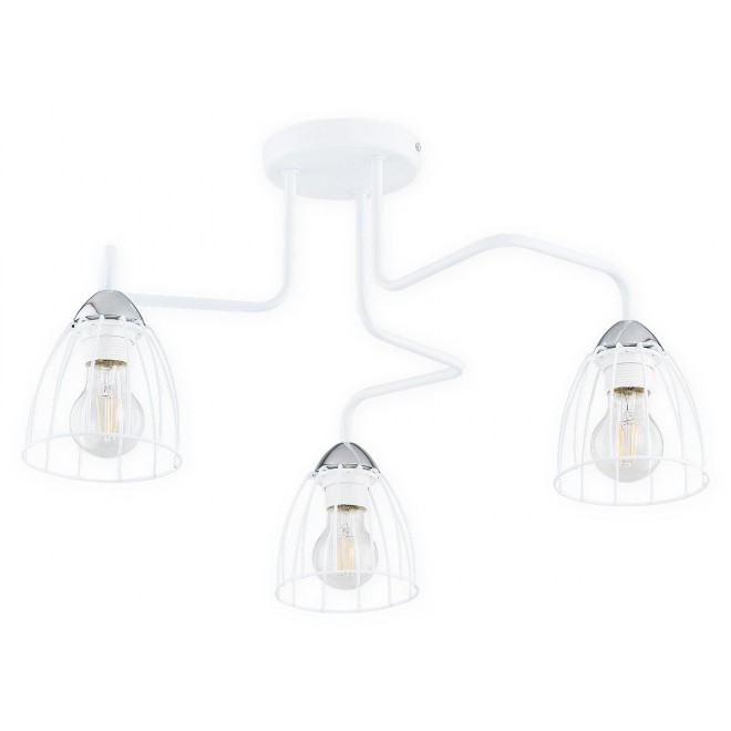 LEMIR O2703 W3 BIA | Senso Lemir stropne svjetiljke svjetiljka 3x E27 bijelo mat