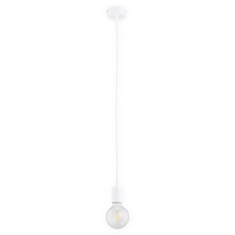 LEMIR O2751 W1 BIA | Maris Lemir visilice svjetiljka s mogućnošću skraćivanja kabla 1x E27 bijelo mat