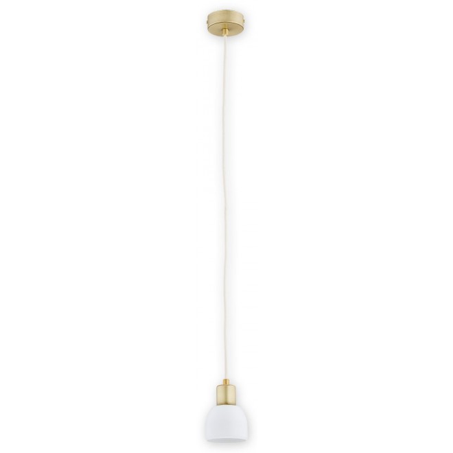 LEMIR O2801 W1 PAT + BIA | Piu Lemir visilice svjetiljka 1x E27 patinasto, bijelo