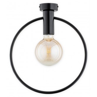 LEMIR O2951 P1 CZA | Tezor Lemir stropne svjetiljke svjetiljka 1x E27 blistavo crna
