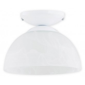 LEMIR O3130 P1 BIA | Freja-LE Lemir stropne svjetiljke svjetiljka 1x E27 blistavo bijela, alabaster