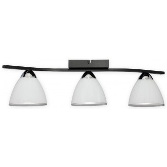 LEMIR O3253 P3 CZA + CH | Faber Lemir stropne svjetiljke svjetiljka 3x E27 crno mat, krom, bijelo