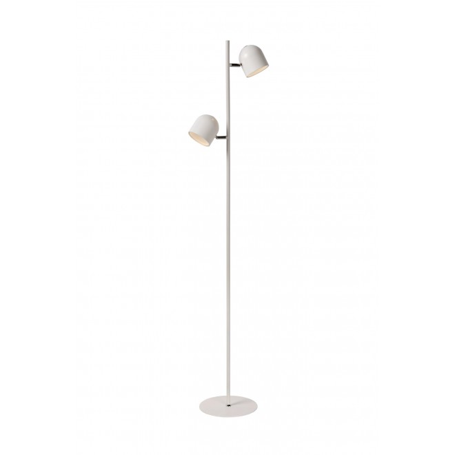 LUCIDE 03703/10/31 | Skanska Lucide podna svjetiljka 141cm sa prekidačem na kablu elementi koji se mogu okretati 2x LED 450lm 3000K bijelo