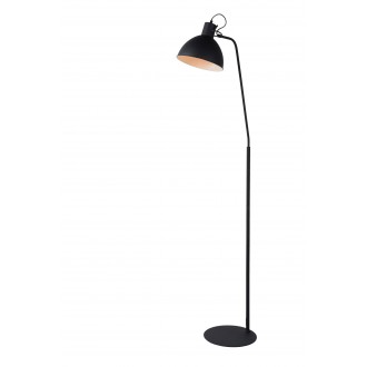 LUCIDE 03717/01/30 | Shadi Lucide podna svjetiljka 160cm s prekidačem elementi koji se mogu okretati 1x E27 crno, bijelo