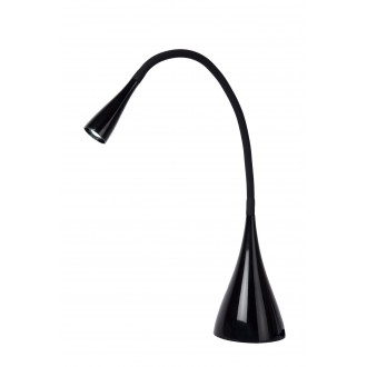 LUCIDE 18650/03/30 | Zozy Lucide stolna svjetiljka 48,5cm sa tiristorskim prekidačem fleksibilna 1x LED 300lm 3000K crno