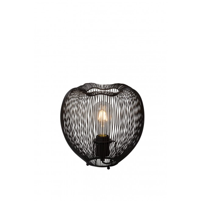 LUCIDE 20501/25/30 | Wirio Lucide stolna svjetiljka 25cm s prekidačem 1x E27 crno