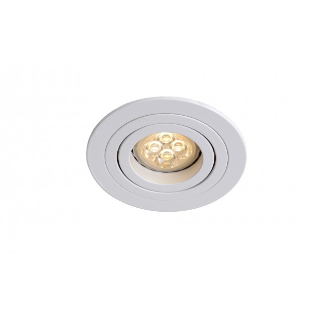 LUCIDE 22954/01/31 | TubeL Lucide ugradbena svjetiljka izvori svjetlosti koji se mogu okretati Ø92mm 92x92mm 1x GU10 bijelo
