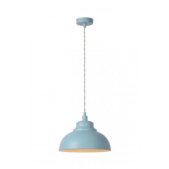 LUCIDE 34400/29/68 | IslaL Lucide visilice svjetiljka s mogućnošću skraćivanja kabla 1x E14 svjetlo plava, bijelo