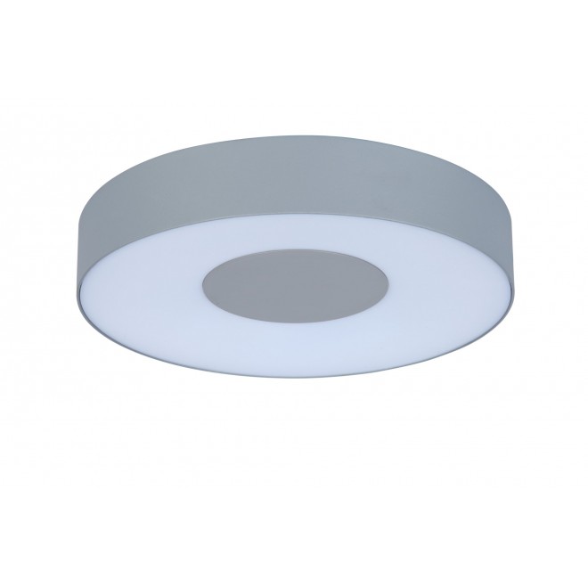 LUTEC 6348101112 | Ublo Lutec zidna, stropne svjetiljke svjetiljka okrugli 1x LED 950lm 3000K IP54 srebrna siva, opal