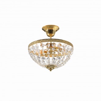 MARKSLOJD 100486 | Hanaskog Markslojd stropne svjetiljke svjetiljka 2x E14 zlatno, prozirno