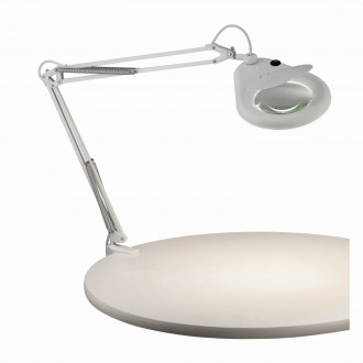 MARKSLOJD 100852 | Fagernes Markslojd svjetiljke sa štipaljkama svjetiljka s prekidačem lupa, elementi koji se mogu okretati 1x T5 bijelo, prozirno