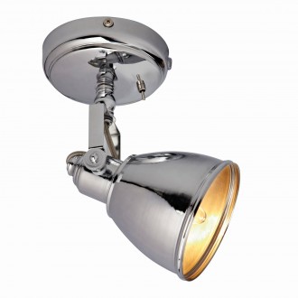 MARKSLOJD 104049 | Fjallbacka Markslojd spot svjetiljka s prekidačem elementi koji se mogu okretati 1x E14 krom