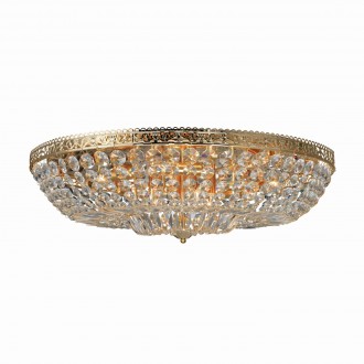 MARKSLOJD 105315 | Vanadis Markslojd stropne svjetiljke svjetiljka 12x E14 zlatno, prozirno