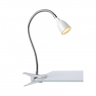 MARKSLOJD 106091 | Tulip Markslojd svjetiljke sa štipaljkama svjetiljka sa prekidačem na kablu fleksibilna 1x LED 198lm 3000K krom, bijelo