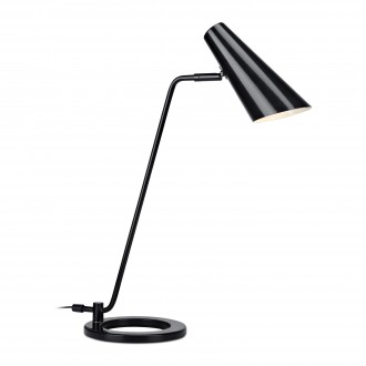 MARKSLOJD 106781 | Cal Markslojd stolna svjetiljka 49cm sa prekidačem na kablu elementi koji se mogu okretati 1x E14 crno, bijelo