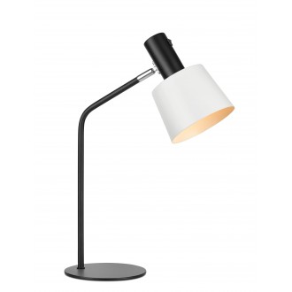 MARKSLOJD 107217 | Bodega Markslojd stolna svjetiljka 46cm s prekidačem elementi koji se mogu okretati 1x E27 crno, bijelo