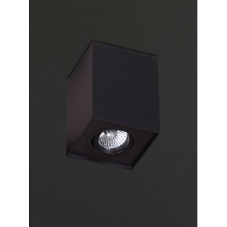 MAXLIGHT C0071 | Basic-Square Maxlight stropne svjetiljke svjetiljka izvori svjetlosti koji se mogu okretati 1x GU10 crno